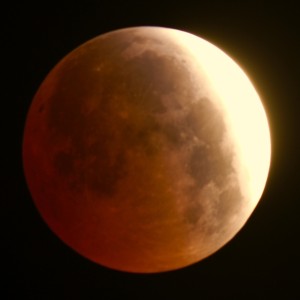 Photo of April 4 eclipse courtesy of astronomer Gary Zientara