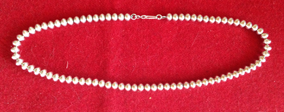 Silver beads