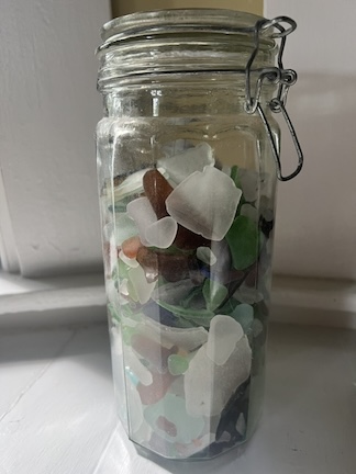 Collecting What Nature Leaves Behind: Sea Glass and Pine Cones